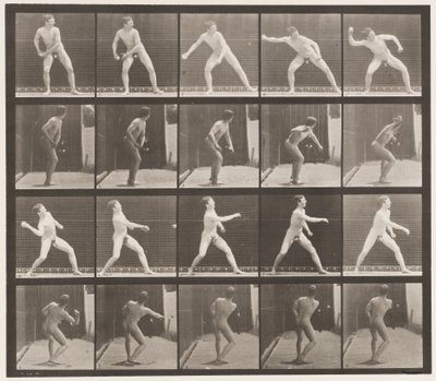 Talíř 273. Base-ball; Pitching od Eadweard Muybridge