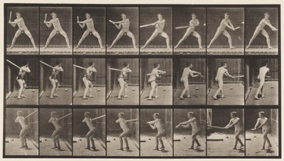 Talíř 276. Base-ball; Odpalování od Eadweard Muybridge