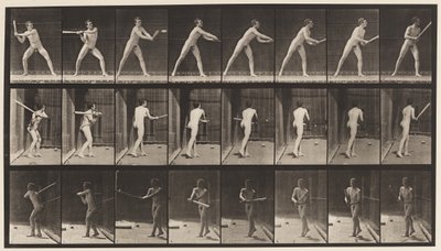 Talíř 277. Base-ball; Odpalování od Eadweard Muybridge