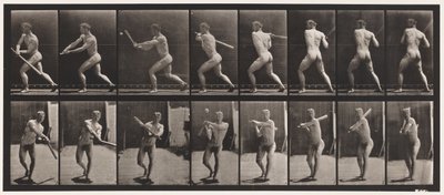 Talíř 278. Base-ball; Odpalování od Eadweard Muybridge