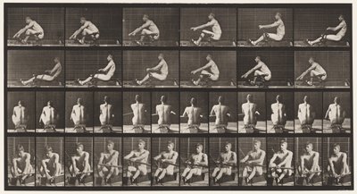 Talíř 327. Veslování od Eadweard Muybridge