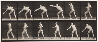 Talíř 343. Úder (levá ruka) od Eadweard Muybridge