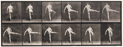 Deska 369. První baletní akce od Eadweard Muybridge