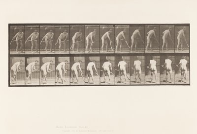 Talíř 390. Sedlák, Sečení trávy od Eadweard Muybridge
