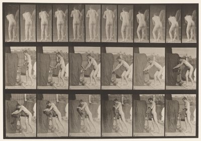Talíř 394. Otočení klikou od Eadweard Muybridge