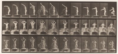 Talíř 409. Nalévací nádrž s vodou nad hlavou od Eadweard Muybridge