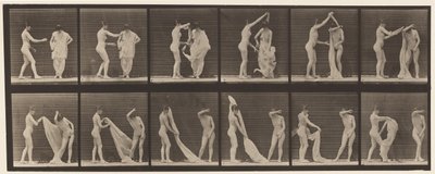 Talíř 427. Záchod; Dva modely od Eadweard Muybridge