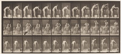 Talíř 432. Praní prádla ve vaně od Eadweard Muybridge