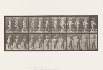 Talíř 468. Dítě, Chůze od Eadweard Muybridge