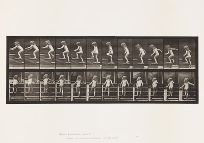 Talíř 473. Dítě, Chůze nahoru od Eadweard Muybridge