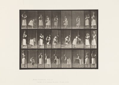 Talíř 516. Různé pohyby s nádobou na vodu od Eadweard Muybridge