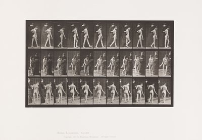 Deska 541. Roztroušená mozkomíšní skleróza (choreická); Chůze od Eadweard Muybridge