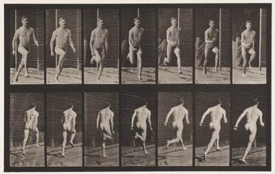 Talíř 66. Běh od Eadweard Muybridge
