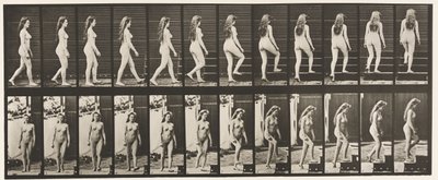 Talíř 99. Otočné a stoupající schody od Eadweard Muybridge