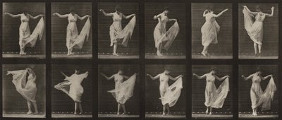 Tabulka číslo 187. Tanec (fantazijní) od Eadweard Muybridge