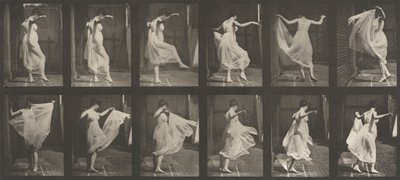 Talíř číslo 188. Tanec (efektní) od Eadweard Muybridge