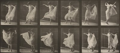 Tabule číslo 189. Tanec (fantazijní) od Eadweard Muybridge