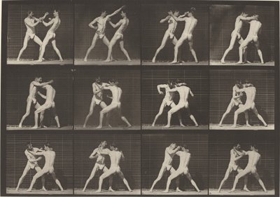 Číslo desky 340. Box, otevřená ruka (boty) od Eadweard Muybridge
