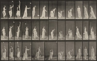 Tabule číslo 463. Natahování se, shýbání a otáčení od Eadweard Muybridge