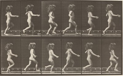 Číslo desky 469. Dítě běží od Eadweard Muybridge
