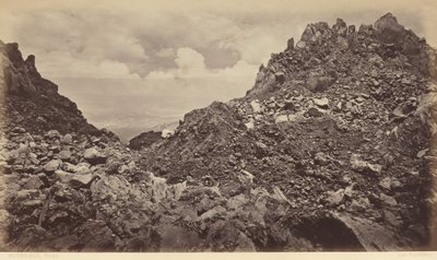 Quezaltenango z kráteru sopky, 1877 (foto) od Eadweard Muybridge