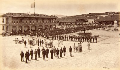 Přijetí umělce, Quezaltenango, Guatemala od Eadweard Muybridge