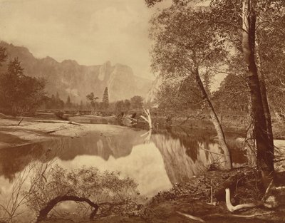 Yosemitské údolí z tábora Mosquito, č. 22,1872 (foto) od Eadweard Muybridge