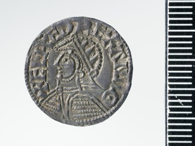 Penny of Æthelred II, londýnská mincovna, 978 (stříbrná) (líc 3706819) od Ealdgar Ealdgar