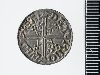 Penny of Æthelred II, londýnská mincovna, 978 (stříbrná) (revers 3706818) od Ealdgar Ealdgar