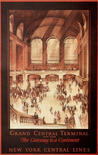 Grand Central Terminal, New York, 1927 od Earl Horter