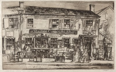 Ye Olde Curiosity Shop, Nantucket od Earl Horter