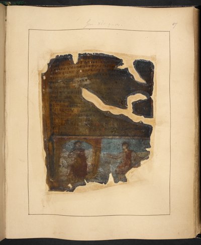 Stránka z The Cotton Genesis, 5. nebo 6. století od Eastern Mediterranean School