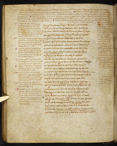 Burney 86, c.86v od Townley Homer (vellum) od Eastern Mediterranean School