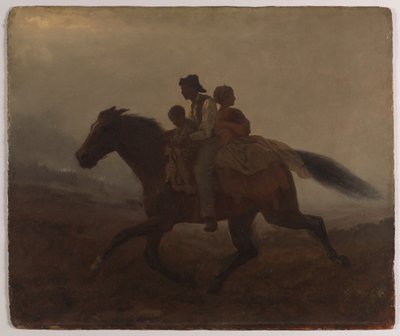 A Ride for Liberty (olej na palubě) od Eastman Johnson