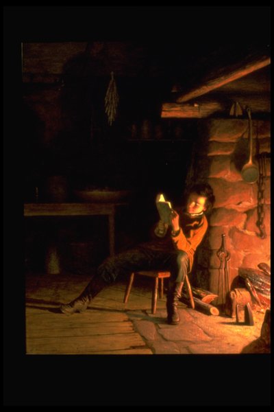Lincolnovo chlapectví od Eastman Johnson