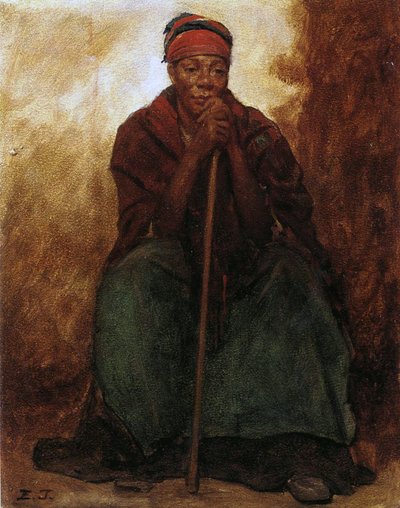 Dinah, černá služebnice od Eastman Johnson
