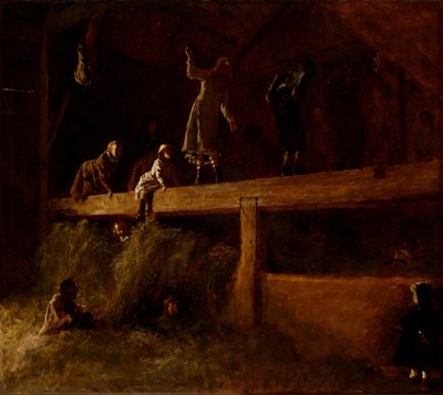 V seníku, kolem roku 1878 od Eastman Johnson