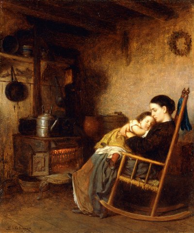 Matka a dítě od Eastman Johnson