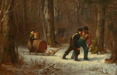 Na jejich cestě do tábora od Eastman Johnson