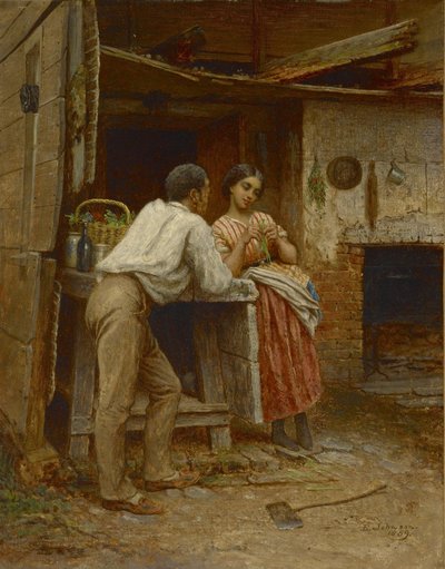 Jižní způsob námluv od Eastman Johnson