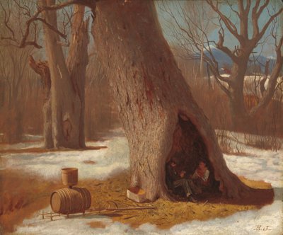 The Truants, c. 1870. od Eastman Johnson