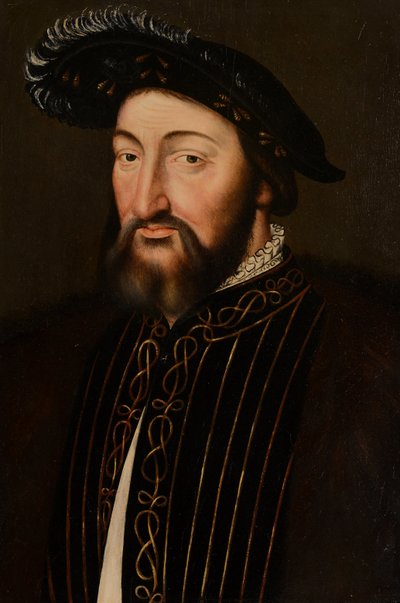 Portrét François 1er od Ecole française