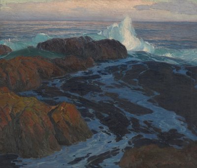 Neklidné moře, cca 1917 (olej na plátně) od Edgar Alwin Payne