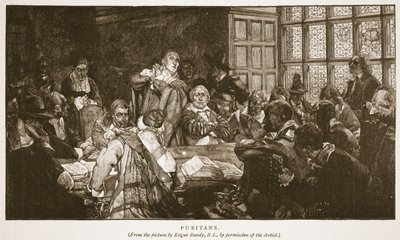 Puritans, ilustrace z 