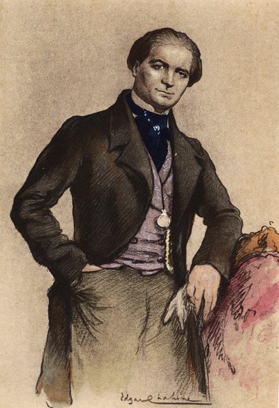 Ilustrace k Madame Bovary od Gustava Flauberta (barevná litografie) od Edgar Chahine