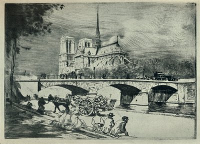 Apsida Notre Dame, 1915 od Edgar Chahine
