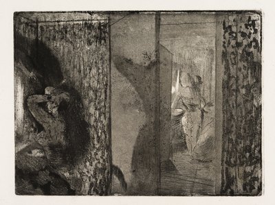 Herečky ve svých šatnách od Edgar Degas