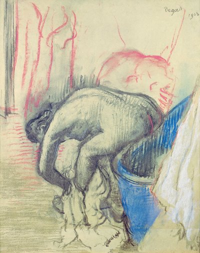 Po koupeli od Edgar Degas