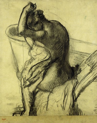 Po koupeli; Apres le Bain, 1899 od Edgar Degas