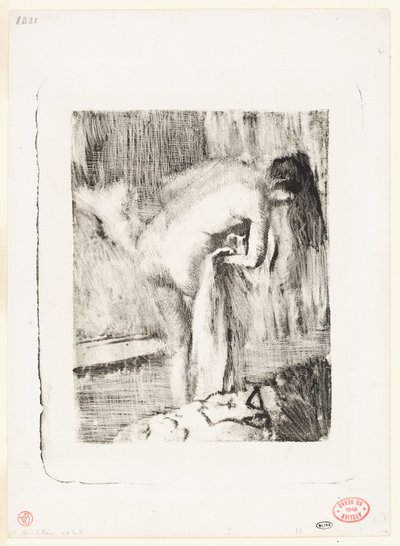 Po koupeli II od Edgar Degas